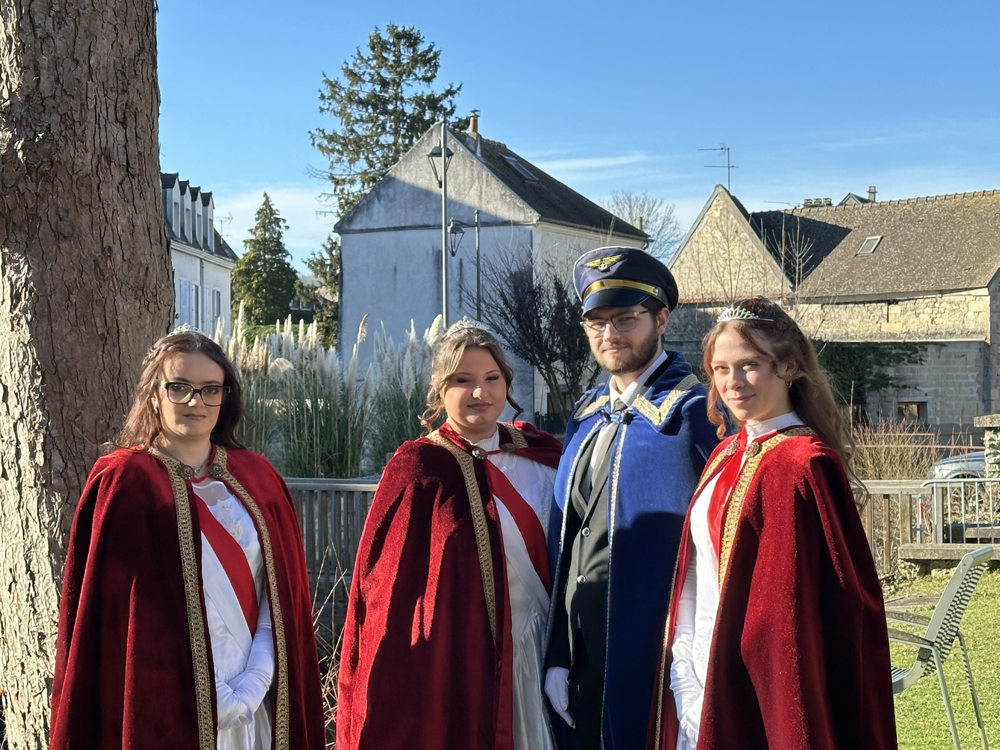 Elisa, Flavien, Louise et Mallya