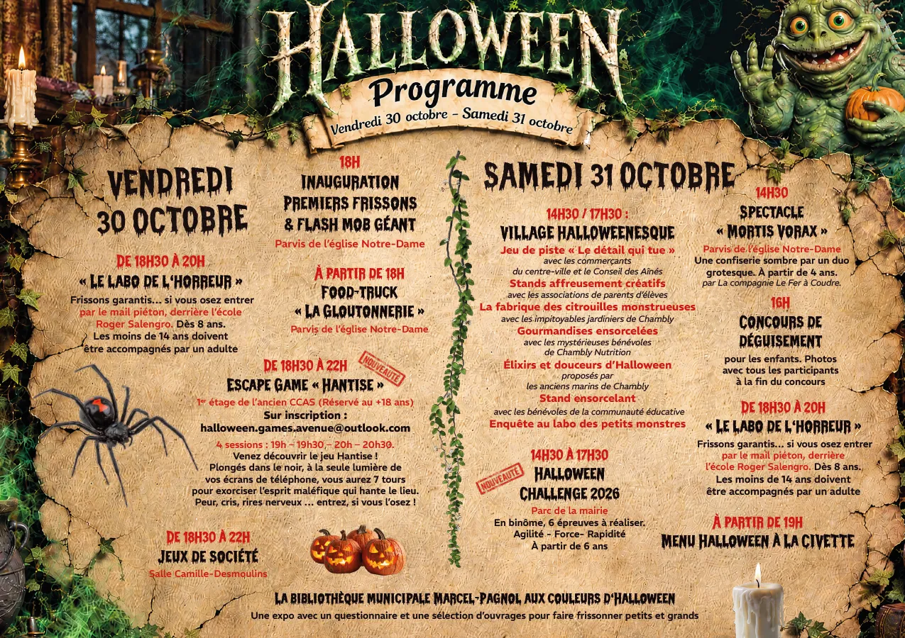 Programme Halloween